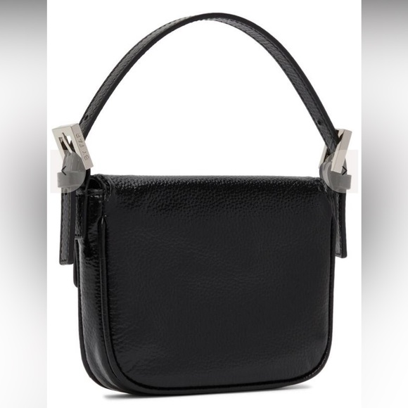 BY FAR Black Mini Patent Leather Alfie Bag - Picture 2 of 9